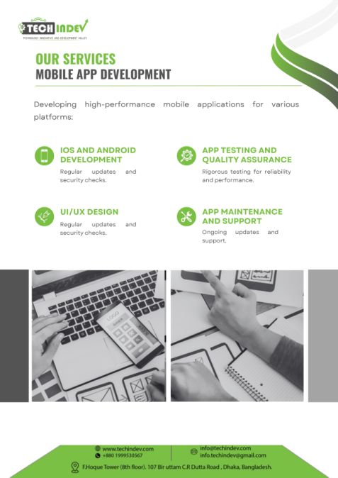 Mobile app development service profile